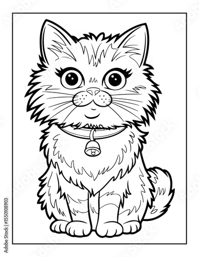 cute cat coloring pages for kids