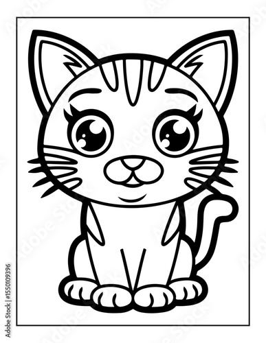cute cat coloring pages for kids