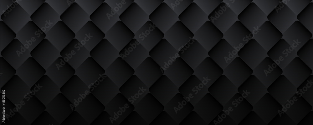 Obraz premium black square luxury pattern sofa texture background vector eps 10