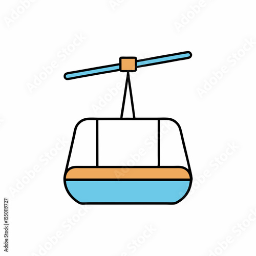 Ski lift cable car mountain transportation winter sports