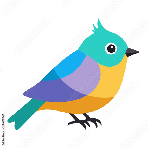 Bold & Bright: Flat Bird Illustrations
