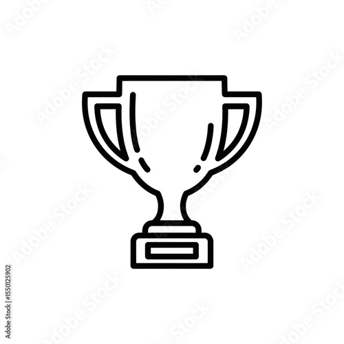 Trophy icon symbolizing achievement and success in competitive events  