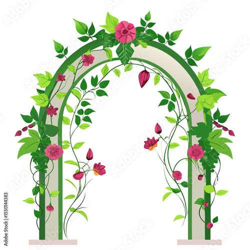 Floral Vine Arch