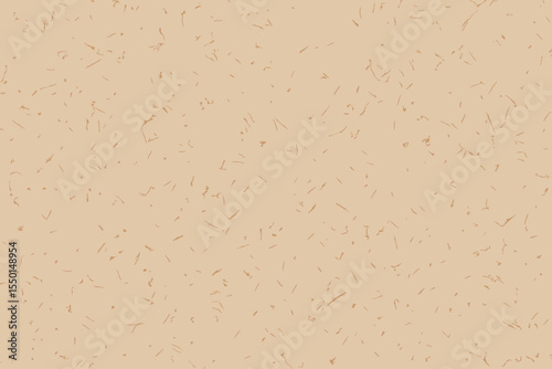 Natural raw kraft paper texture seamless background. Rough organic fiber speckled surface. Eco-friendly material template. Vintage handmade papercraft backdrop for design, scrapbooking, packaging, art