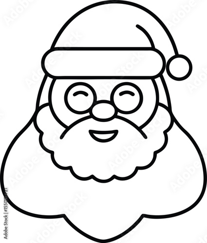santa claus with a bag