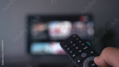 Switching TV Channels with Remote Control