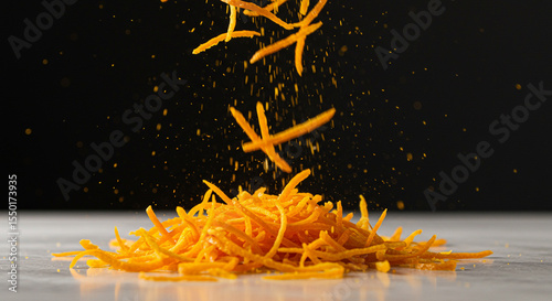 Grated Citrus Zest Shower