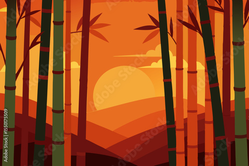 bamboo forest background