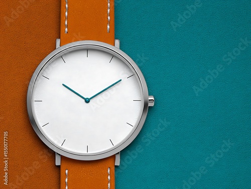 Wallpaper Mural Modern watch with leather band Torontodigital.ca