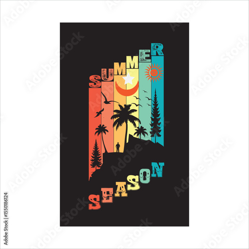SUMMER T-SHIRT DESIGN,SUMMER SEASON . MOTIVATIONAL AND INSPIRATIONAL T-SHIRT
