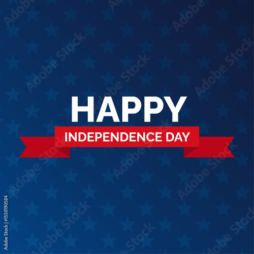 4 th of july USA independence day. Vector banner Happy Independence Day.