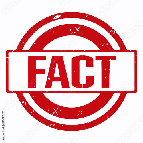 fact stamp vector