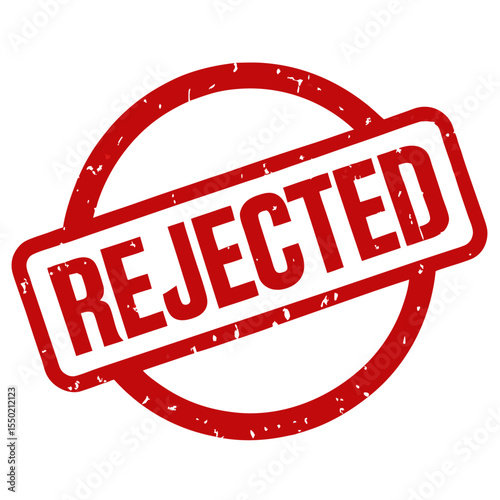 rejected stamp