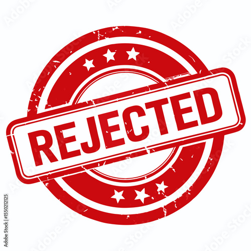 rejected stamp
