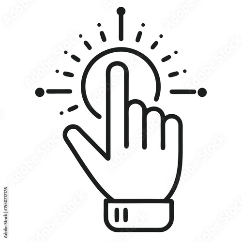vector hand icon