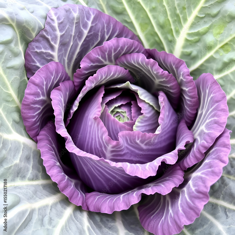 Obraz premium Cabbage background.
