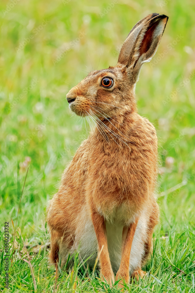 Fototapeta premium European Brown Hare,Cotswolds, England, United Kingdom