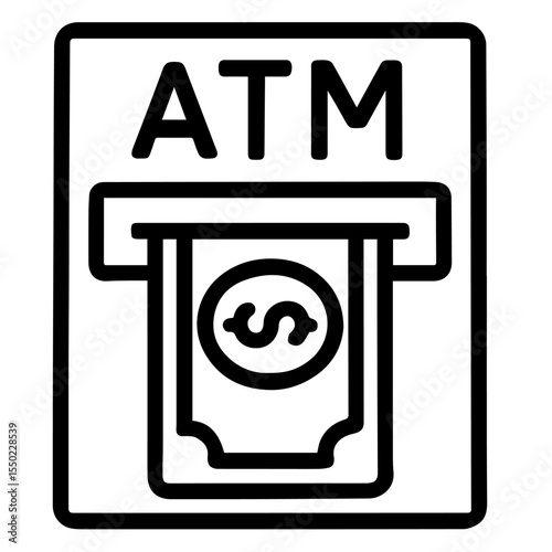 ATM icon vector on white background
Vector icon on white background travel