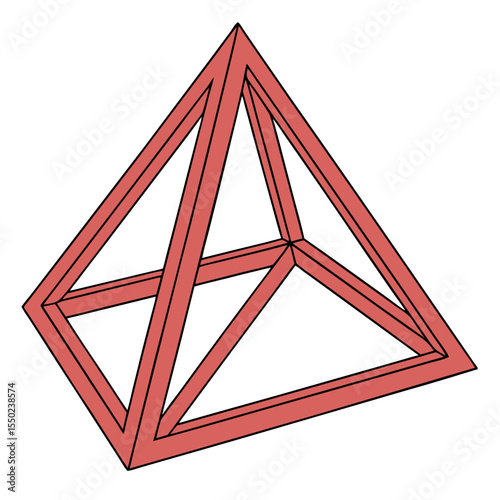 Single geometric shape vector