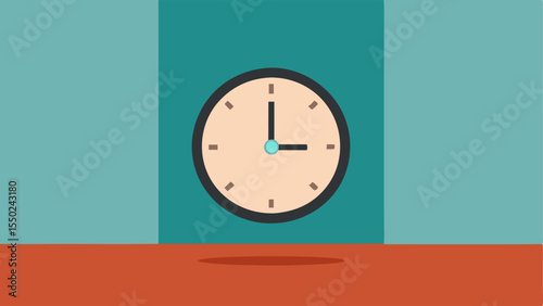 Clocks on the Wall A simple illustration of a clock on the wall indicating that time is passing during the interrogation.