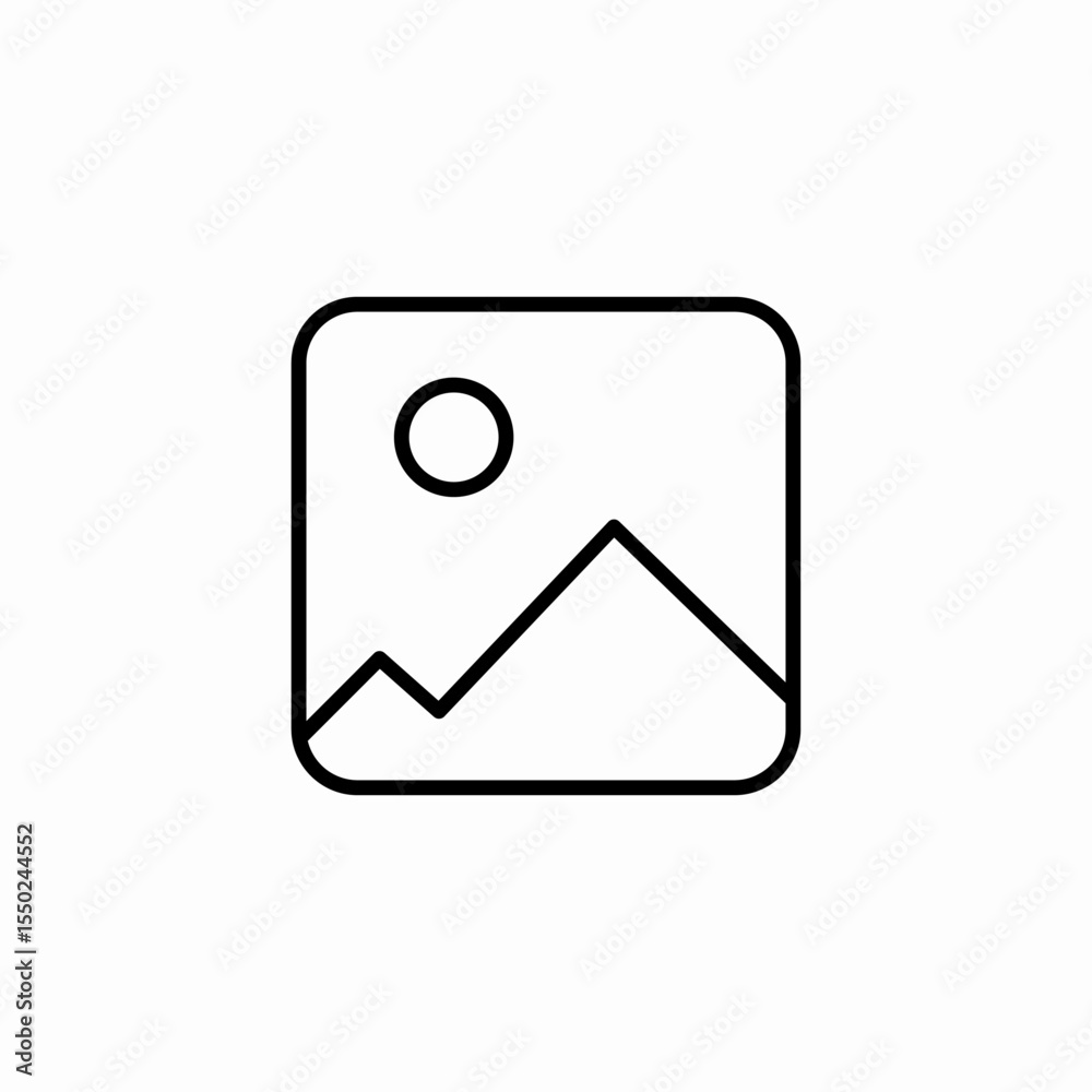 landscape image icon icon sign vector landscape image icon icon sign vector