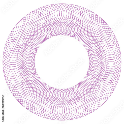 Ornamental Round Lace Mandala Design with Floral and Vintage Elements