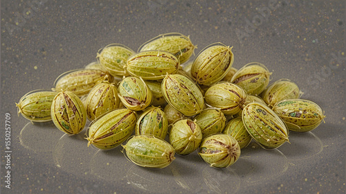 Fresh Pistachio Herbal Tablets Isolated On Transparent Background