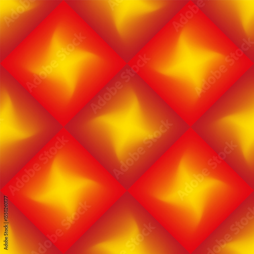 Endless vector seamless pattern consisting of various colorful graphic elements.