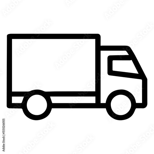 truck icon vector on white background
Vector icon on white background travel