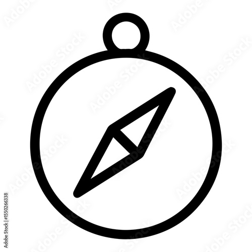 compass icon vector on white background
Vector icon on white background travel