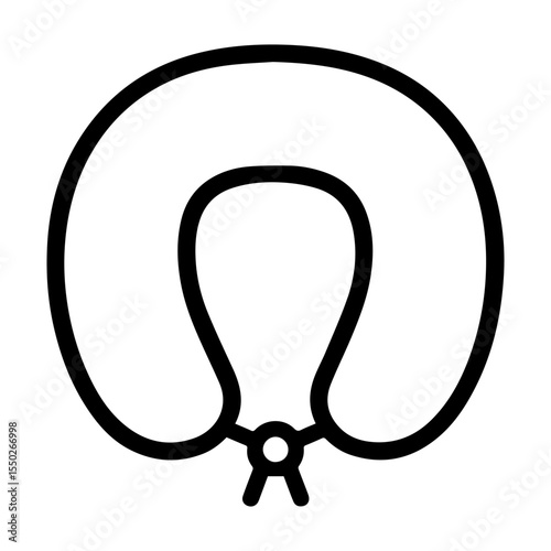 neck pillow icon vector on white background
Vector icon on white background travel