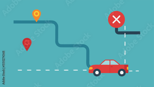 Escape Route A map layout showing a route with an X marking the getaway cars path with other lines indicating blocked roads.