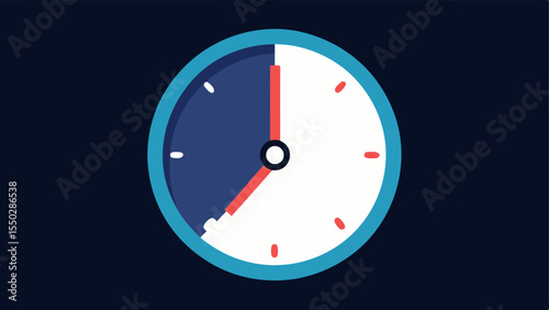 Clock on the Wall A wall clock showing the late hours symbolizing a long interrogation with the minute hand pointed towards midnight.