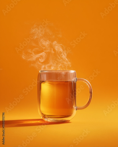 cup of tea with smoke