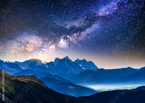 Generated image of space from earth
