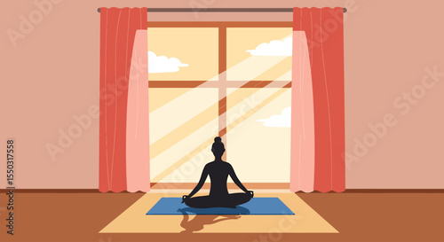 Morning Yoga Session Find Inner Peace and Serenity with Sunrise Yoga at Home