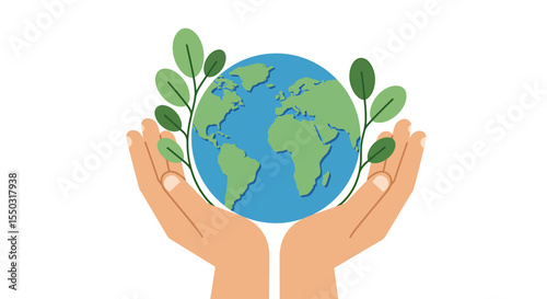 Protecting Our Planet A Call for Environmental Conservation and Sustainable Practices for a Greener Future. Embrace Eco-Friendly Living, Save Earth, Go Green
