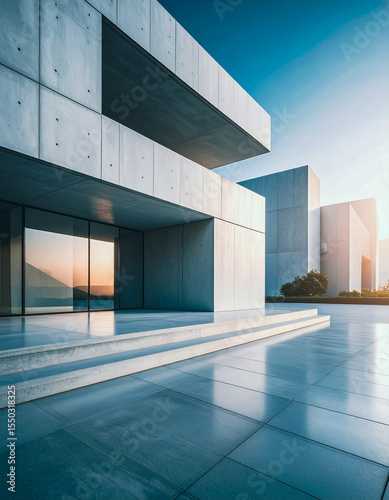 modern office building in the city