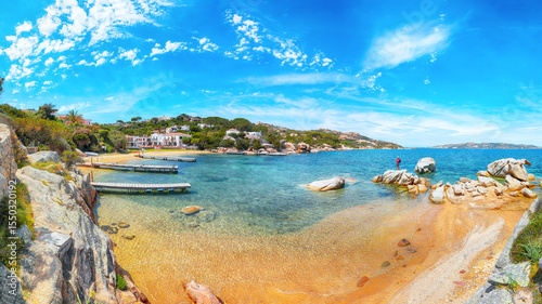 Fototapeta Naklejka Na Ścianę i Meble -  Unbelivable view of  beach on Porto Rafael resort