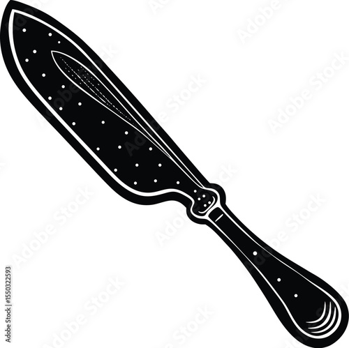 Butter Knife Silhouette