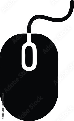 computer mouse silhouette