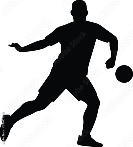football player silhouette