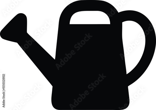 garden watering can silhouette