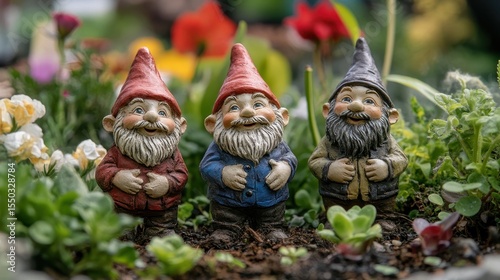 Vibrant Ceramic Garden Gnomes: Whimsical Outdoor Decor & Playful Figurines