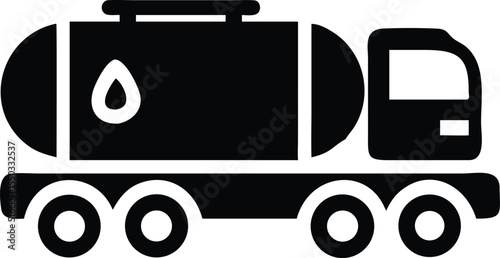 petrol tanker silhouette