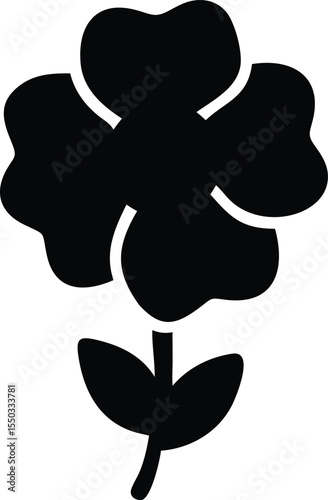 poppy flower silhouette
