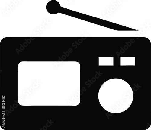 radio silhouette 