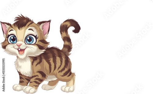 Realistic Cat vector illustration