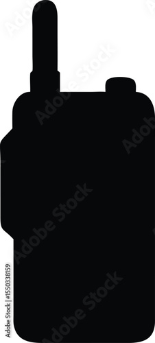walkie talkie silhouette