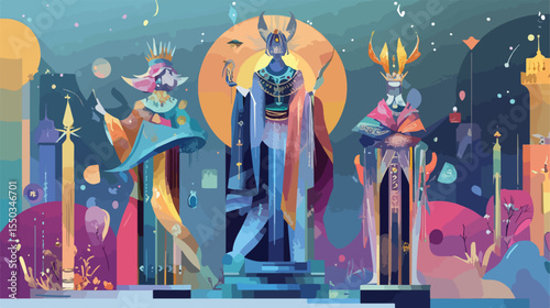 Three Magic Kings Bring Happiness on El Dia de los Reyes